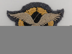 A Luftwaffe Combined Pilot-Observer Badge; Cloth Version