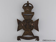 A Victorian 3Rd Regiment; Victoria Rifles Of Canada Helmet Plate