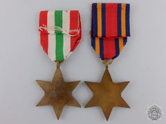 Two Second War British Campaign Stars