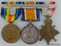 A First War Medal Group To The 18Th Canadian Infantry Cef