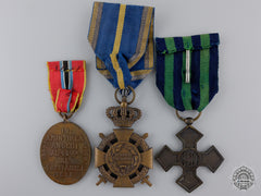 Three Romanian Medals And Awards