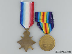 A Ww1 Pair To R.a.percy, Royal Navy