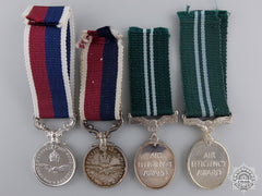 Four Miniature British Air Force Medals