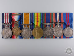 An Extensive First War Military Medal Group To An Opp Officer