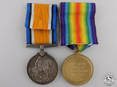 A First War Medal Pair To The 3Rd Canadian Infantry Cef