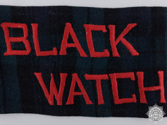A Rare First War Black Watch Stretcher Bearer Arm Band