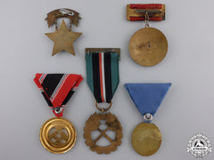 Five Republic Of Hungarian Medals & Awards