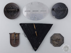 Six Second War German Badges And Insignia