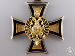 An Austrian Long Service Cross 2Nd Class In Solid Gold