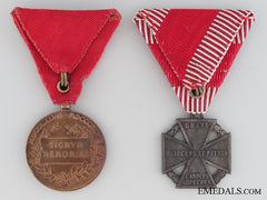 Two First War Austrian Medals