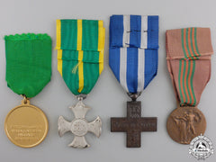 A Lot Of Four Italian Medals