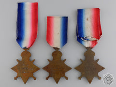 Three First War British 1914-15 Campaign Stars