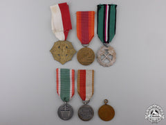 Six Polish Orders, Medals, And Awards