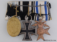 A First War Bavarian Veteran's Group Of Three Awards