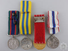 Four Canadian Miniature Medals And Awards