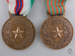 Two Second War Italian Commemorative Medals