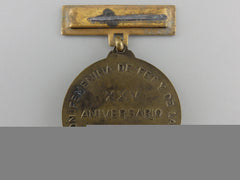 A Spanish Falange Twenty-Fifth Anniversary Of The Women's Division Medal