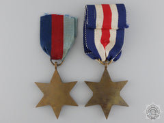 Two Second War British Campaign Stars
