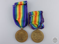 Two First War Victory Medals To The Royal Artillery