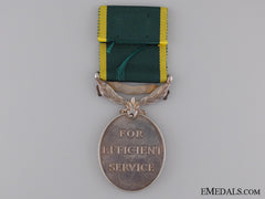 Efficiency Medal To The Royal Canadian Artillery
