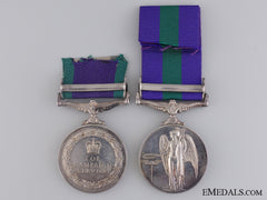 A General Service Medal Pairing To The Gurkha Rifles