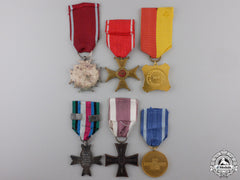 Six Polish Orders, Medals, And Awards