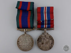Two Second War Canadian Issued Medals