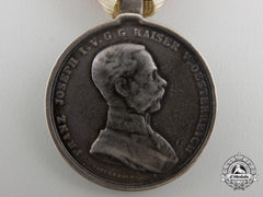 An Austrian Bravery Medal; 2Nd Class Silver Grade