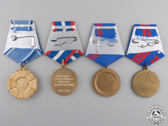 Four Russian Federation Ministry Of Internal Affairs (Mvd) Medals