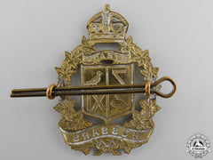 A Second War 7Th-11Th Hussars (Bury, Qc) Cap Badge