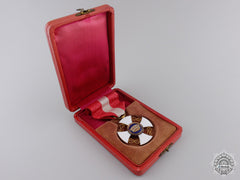 Italy, Kingdom. An Order Of The Crown In Gold, Knight With Case