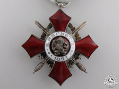 Bulgaria, Kingdom. An Order Of Military Merit, Vclass Cross With War Decoration, C.1915