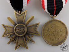 Two Second War German War Merit Awards