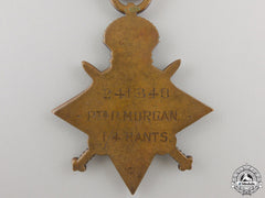 A First War 1914-15 Star To The Hampshire Regiment