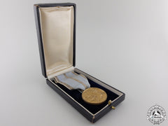 A Romanian Aeronautical Virtues Medal; First Class With Case