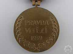 A Second War Czechoslovakian Bravery Medal 1939