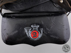 A Queen’s Own Rifles Of Canada Contemporary Black Leather Cross Belt