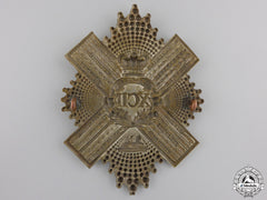 A Pre 1881 Xcii 92Nd Gordon Highlanders Uniform Cross Belt Badge Plate