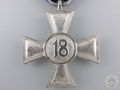 A Wehrmacht Long Service Cross; 2Nd Class For Eighteen Years' Service