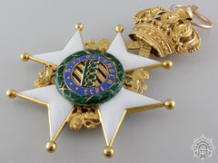 A Gold Saxe-Ernestine House Order For Goburg & Gotha Division
