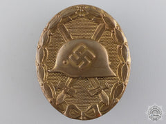A Gold Grade Wound Badge By Hauptmnzamt; In Case Of Issue