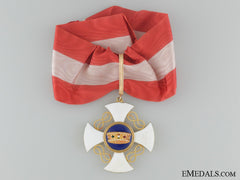 An Italian Order Of The Crown In Gold; Commander