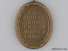 A West Wall Campaign Medal With Packet Of Issue