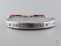 A Queen's South Africa Medal; Wounded At Flat-Topped Hill
