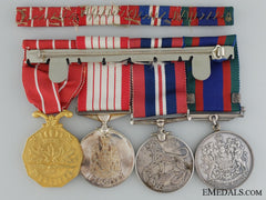 Canada, Commonwealth. A Centennial & Canadian Forces Decoration Medal Bar To Capt. Martin