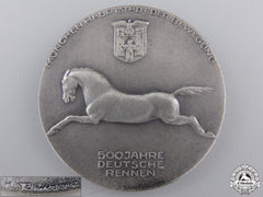 A 1936 German Race In Munich Medal With Case