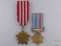 A Pair Of Pakistani Medals And Awards
