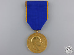Luxembourg, Kingdom. An Order Of Adolph, Golden Merit Medal