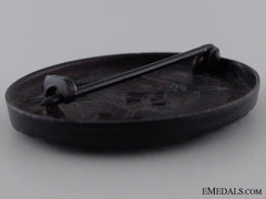 A Black Grade Second War Wound Badge; Marked
