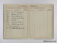 An Army Wehrpass To A First War Cavalryman & Ek Recipient